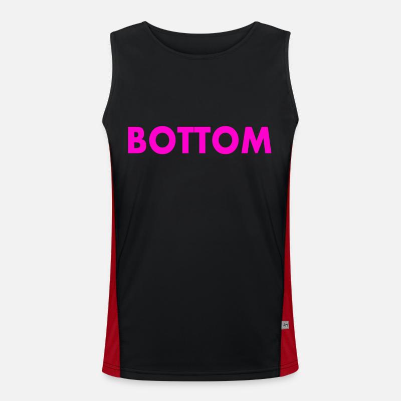 Bottom Men's Functional Contrast Tank Top 