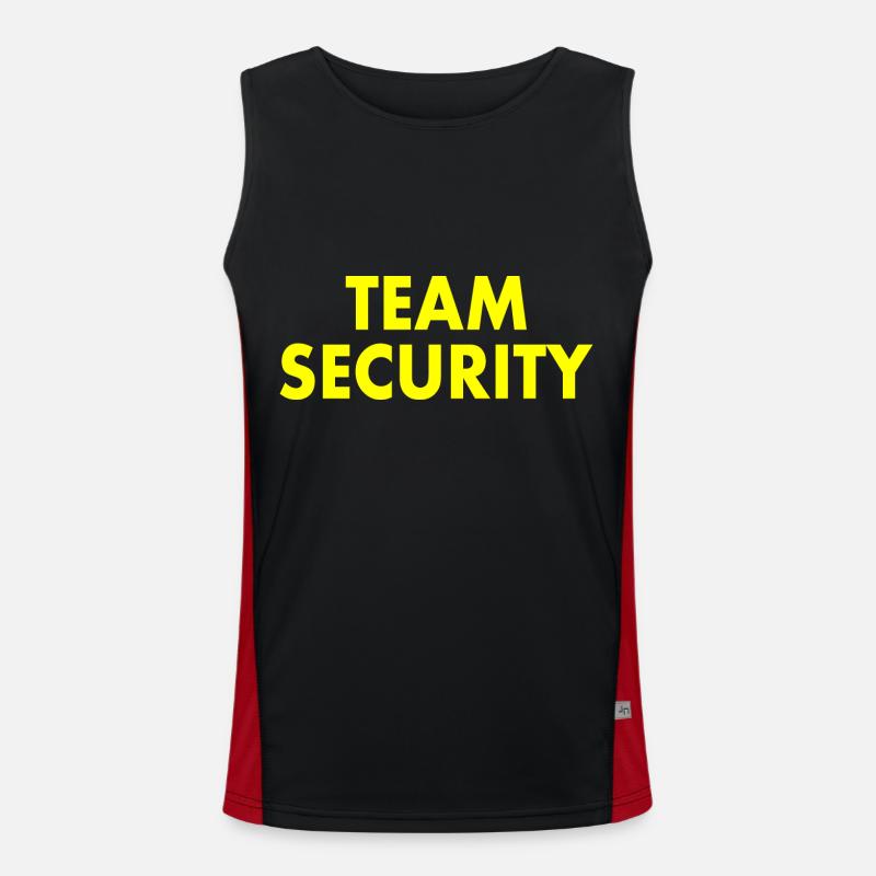 Team security Débardeur respirant contrasté Homme 
