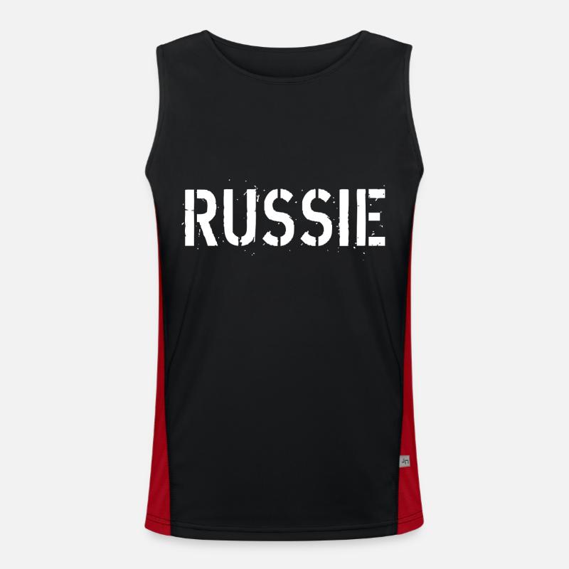 Russie Débardeur respirant contrasté Homme 