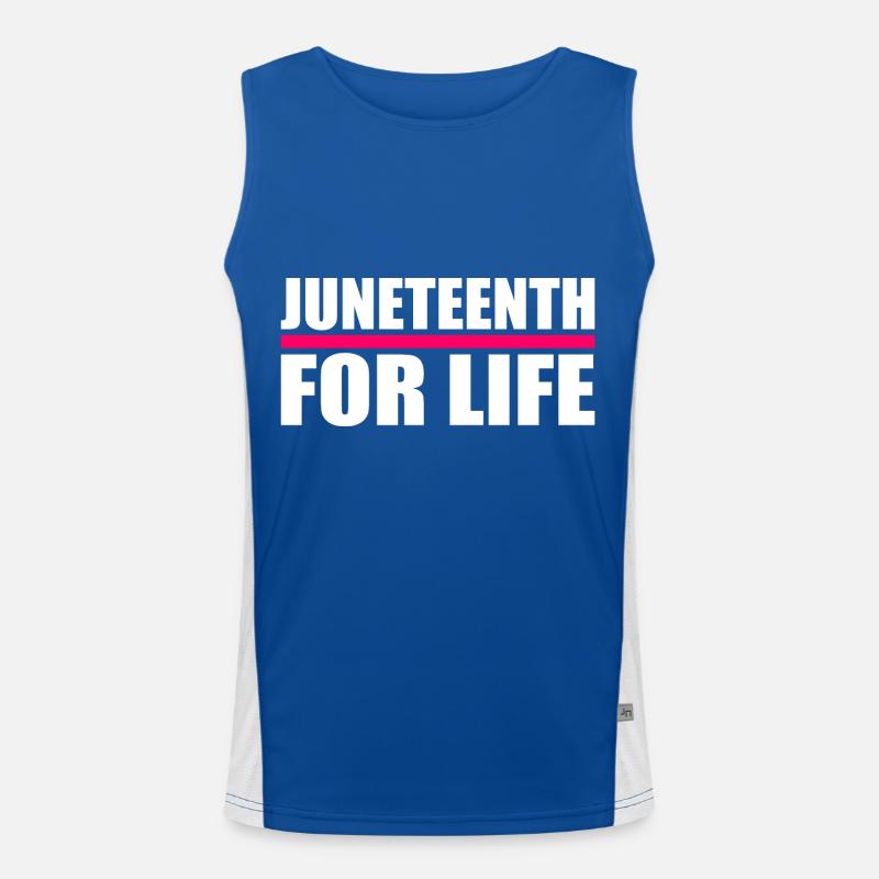 juneteenth Men's Functional Contrast Tank Top 