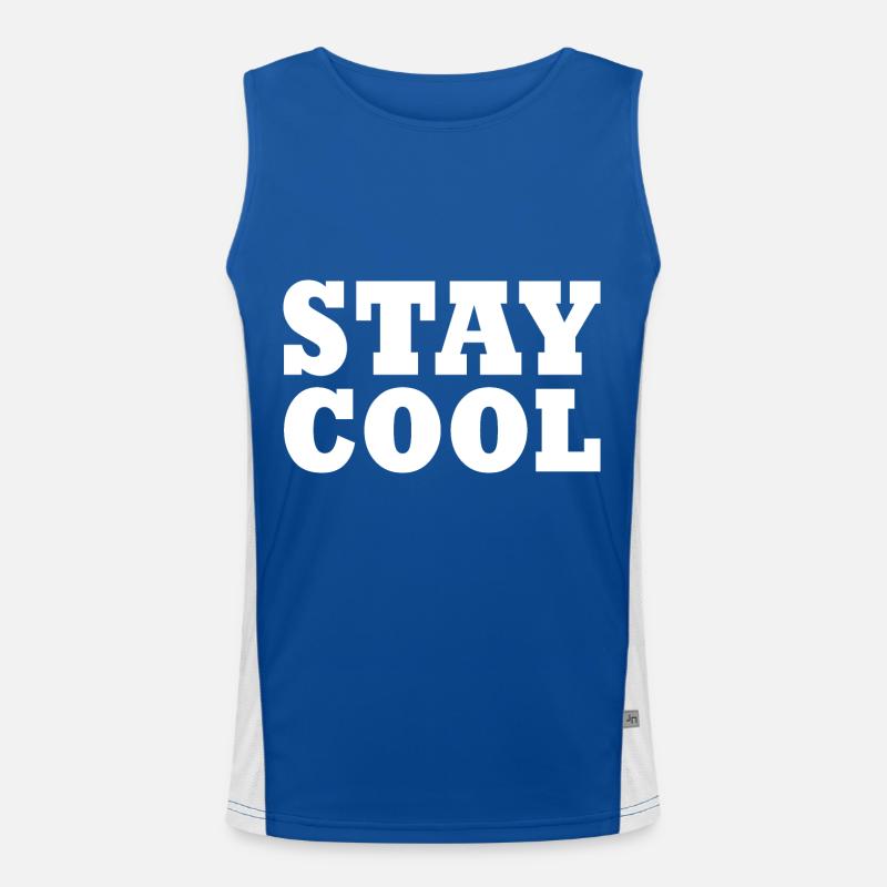 Stay cool Débardeur respirant contrasté Homme 