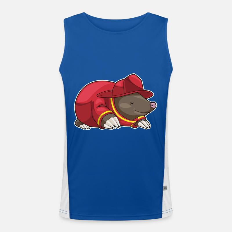 Pompiers de Mole Débardeur respirant contrasté Homme 