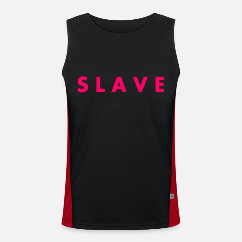 Slave Funktionelles Kontrast-Tank Top für Männer 