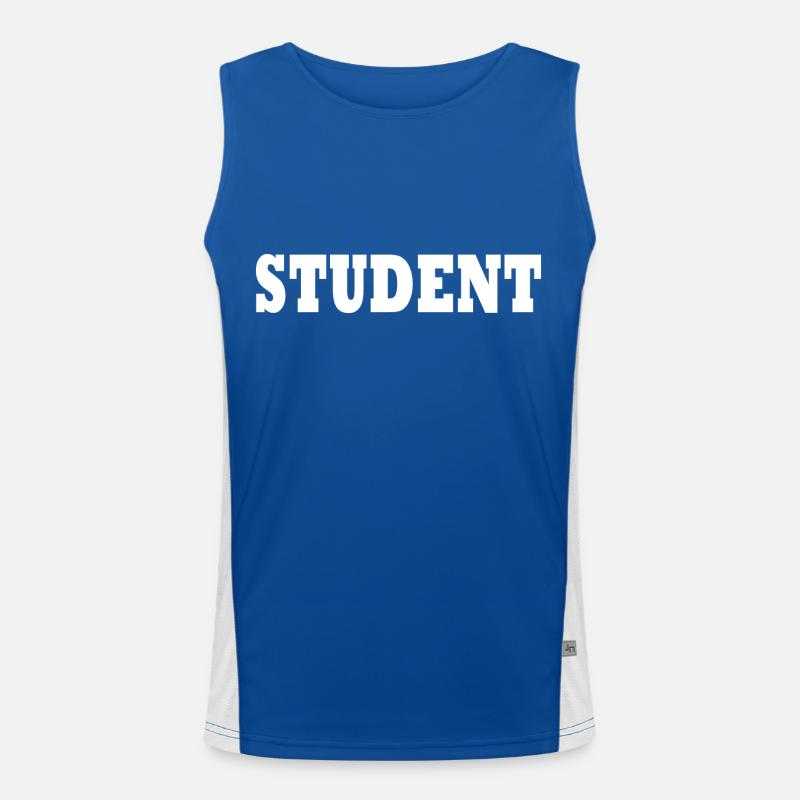 Student Funktionelles Kontrast-Tank Top für Männer 