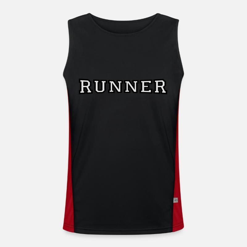 runner Men's Functional Contrast Tank Top 