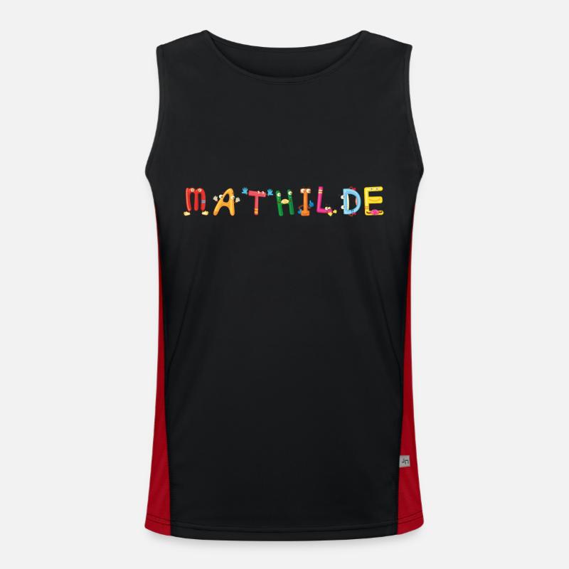 Mathilde Funktionelles Kontrast-Tank Top für Männer 