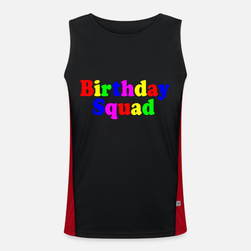 Birthday squad Débardeur respirant contrasté Homme 