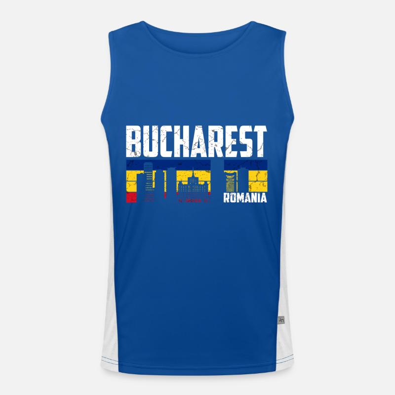 Bucarest Roumanie Débardeur respirant contrasté Homme 