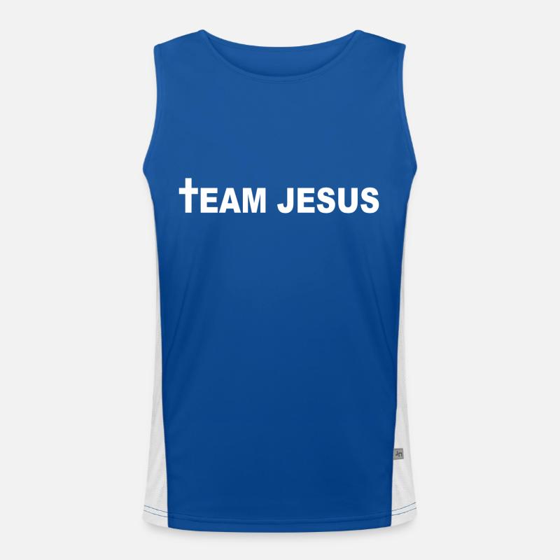 Équipe Jésus Don Christ Dieu Débardeur respirant contrasté Homme 