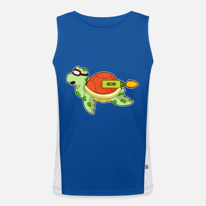 Fusée de tortue Débardeur respirant contrasté Homme 