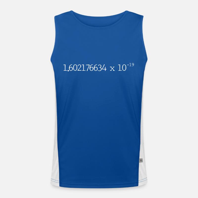 elementary charge e Men's Functional Contrast Tank Top 