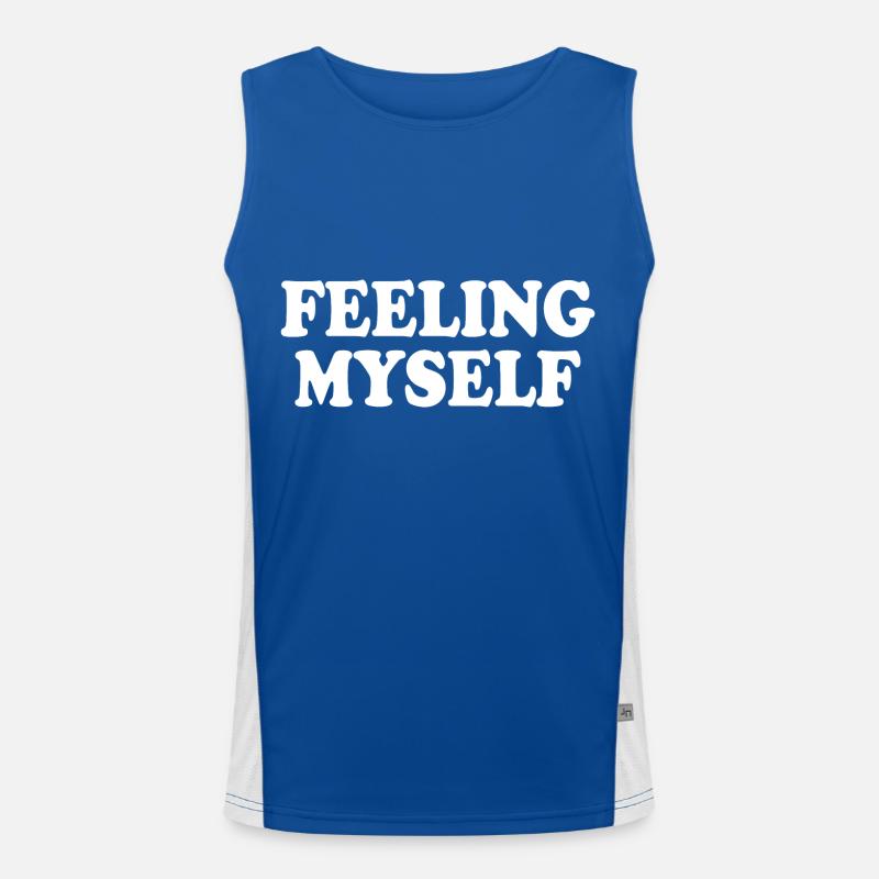 feeling myself Men's Functional Contrast Tank Top 