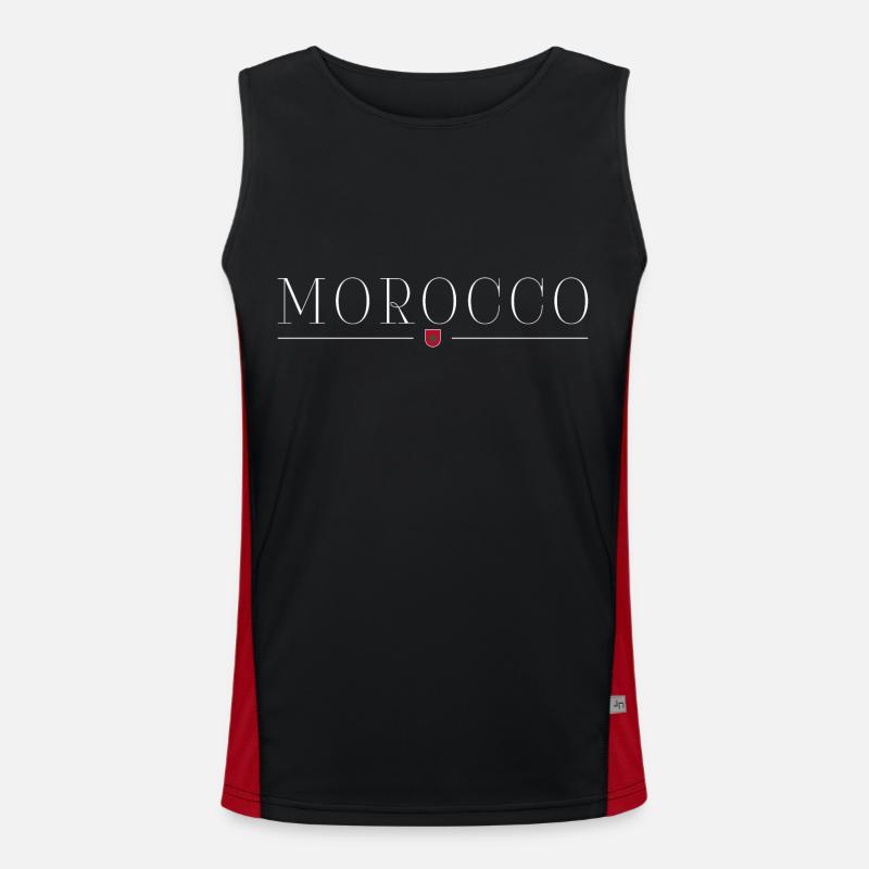 J’aime le Maroc Débardeur respirant contrasté Homme 