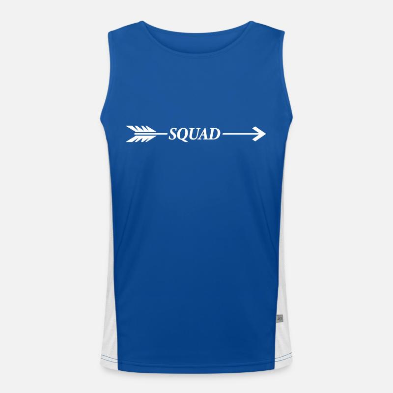 Squad Arrow Men's Functional Contrast Tank Top 