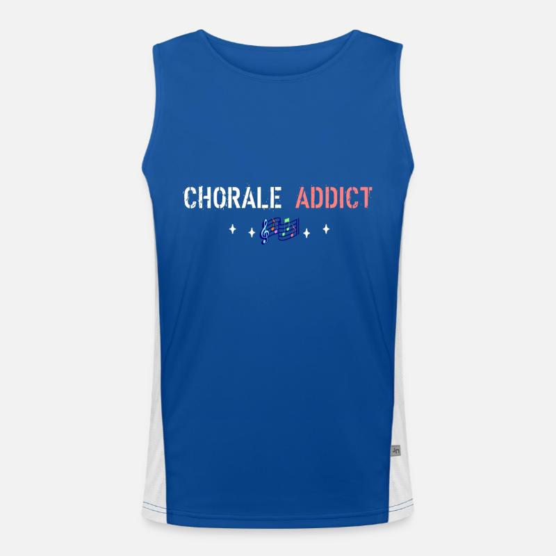 Chorale addict Débardeur respirant contrasté Homme 