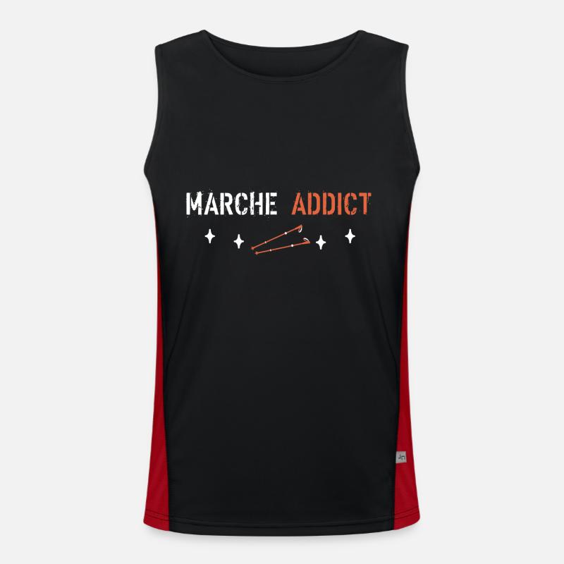 Marche addict Débardeur respirant contrasté Homme 