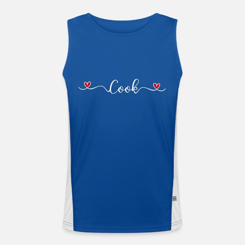 Cuire Débardeur respirant contrasté Homme 