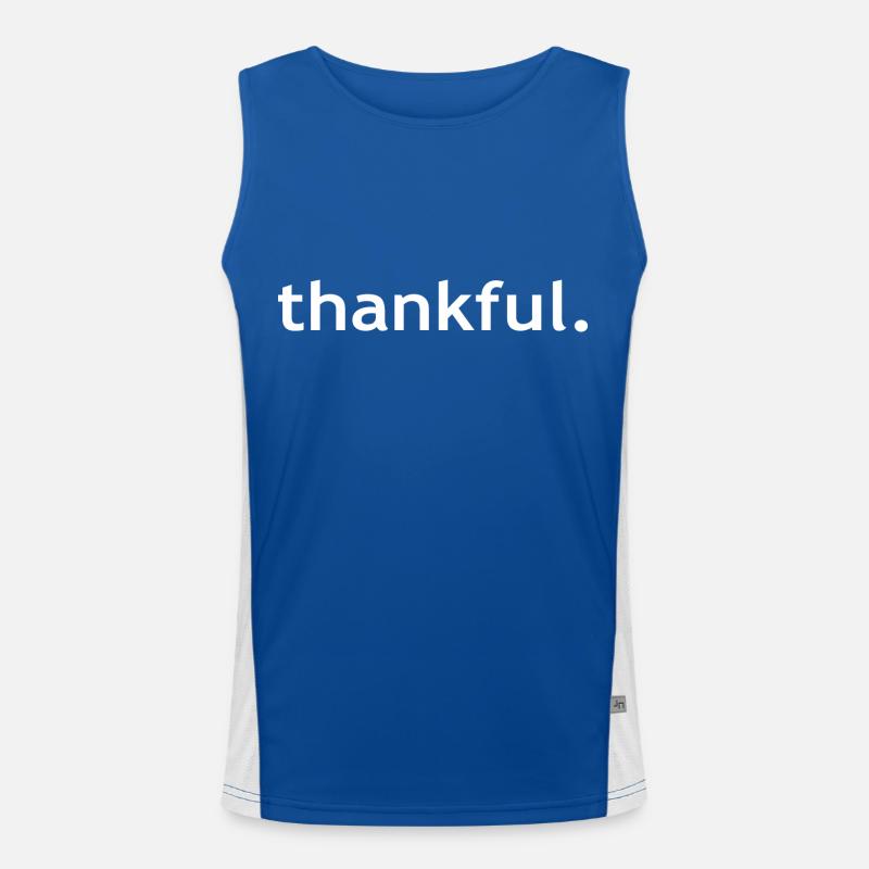 Thankful Men's Functional Contrast Tank Top 