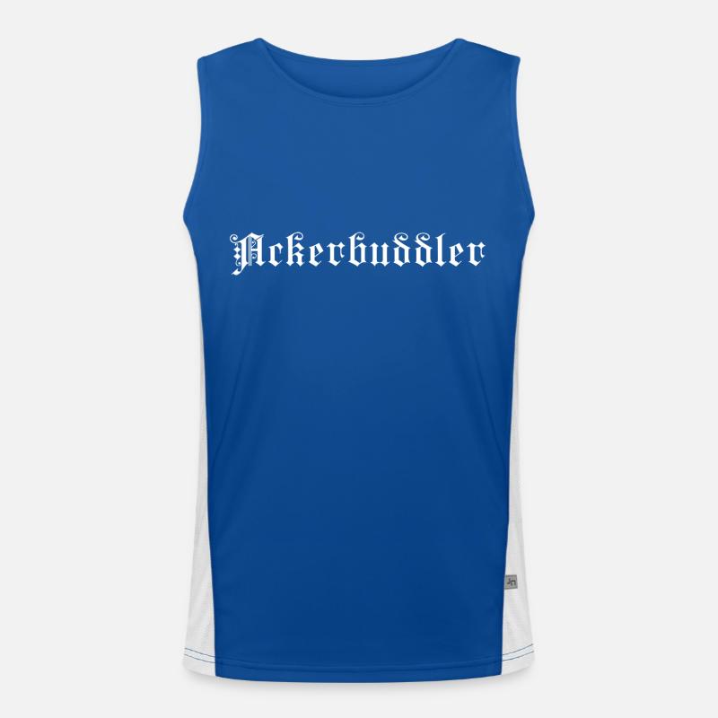 Ackerbuddler (Sondengänger) Funktionelles Kontrast-Tank Top für Männer 