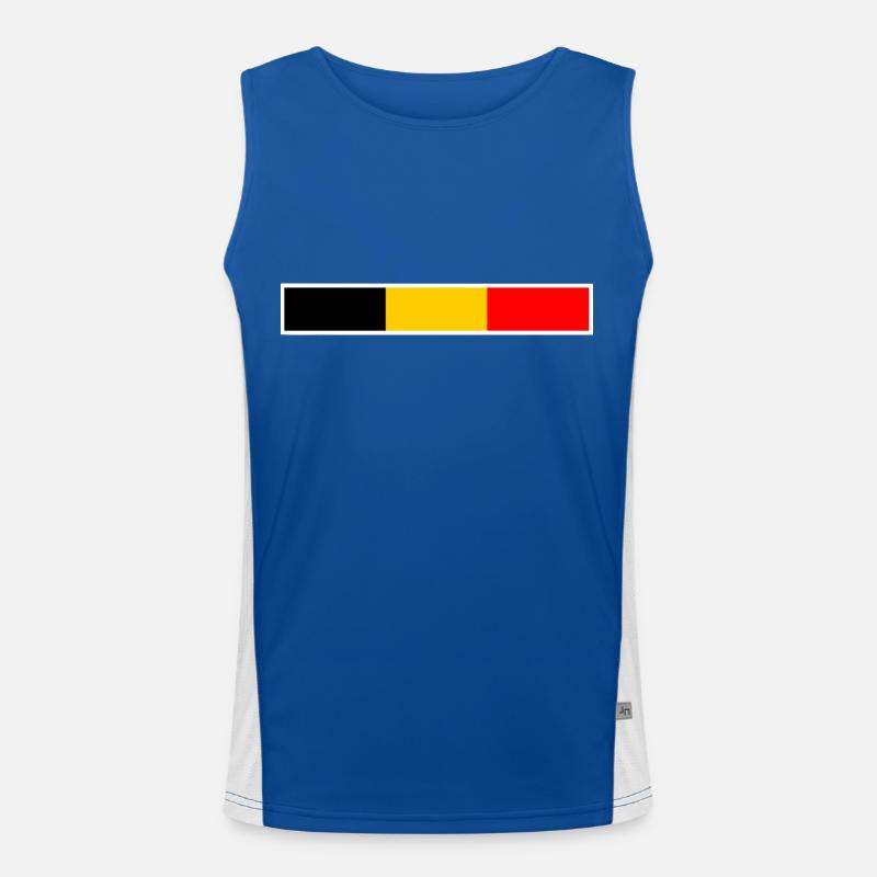 Belgium Men's Functional Contrast Tank Top 
