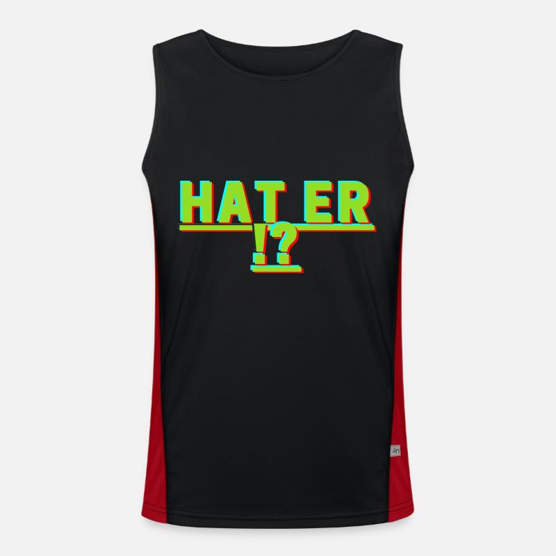 HAT ER Funktionelles Kontrast-Tank Top für Männer 
