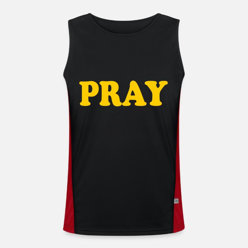 Pray Men's Functional Contrast Tank Top 