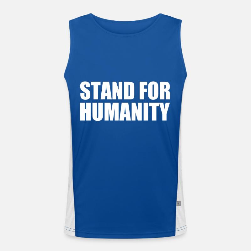 Stand for humanity Men's Functional Contrast Tank Top 