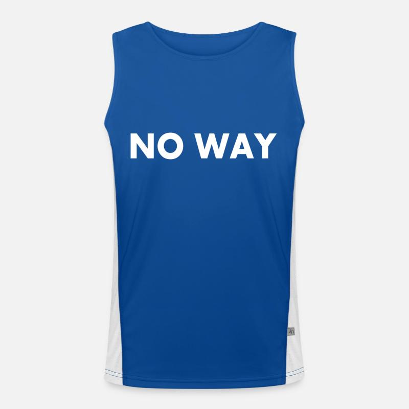 No way Men's Functional Contrast Tank Top 