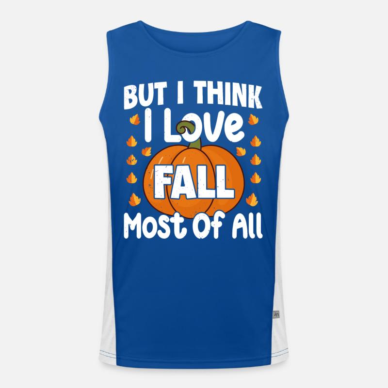 Herbst Funktionelles Kontrast-Tank Top für Männer 