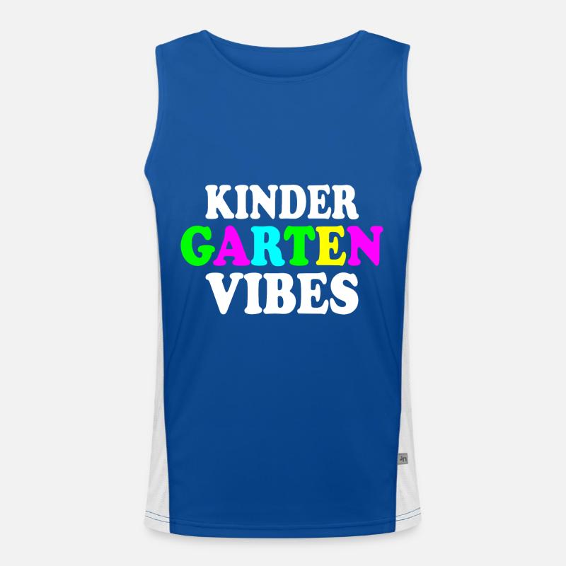 kindergarten vibes Débardeur respirant contrasté Homme 
