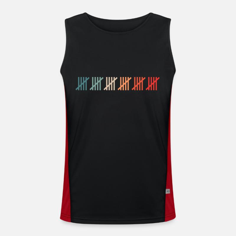 30. Geburtstag Geschenk Retro Funktionelles Kontrast-Tank Top für Männer 