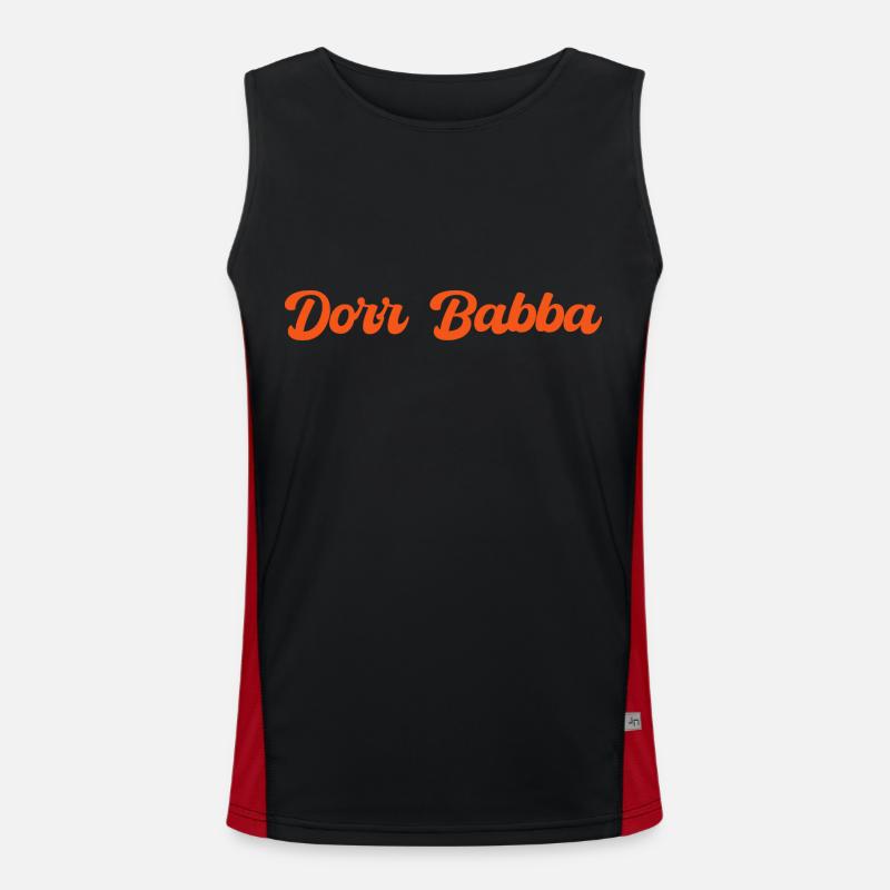 Dorr Babba Funktionelles Kontrast-Tank Top für Männer 
