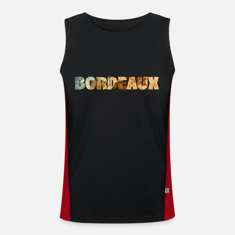 BORDEAUX COLORFUL Men's Functional Contrast Tank Top 