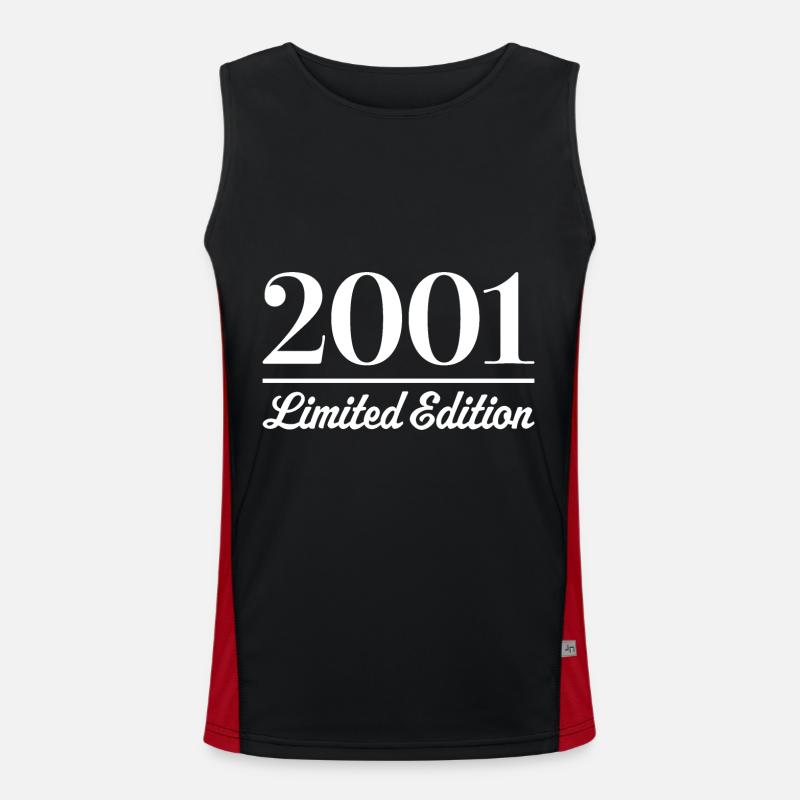 2001 Limited Edition Funktionelles Kontrast-Tank Top für Männer 