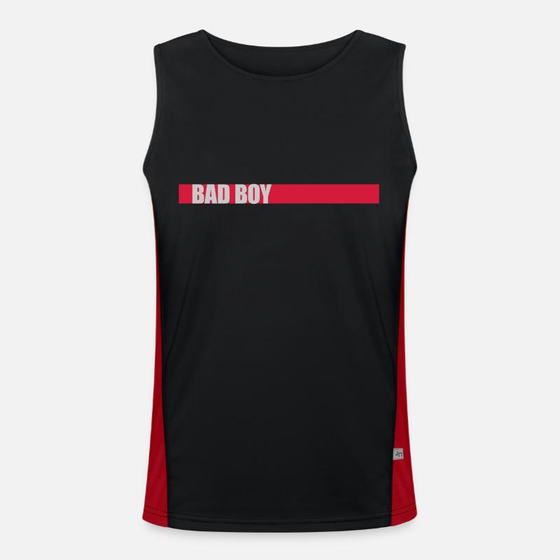 Saying Bad Boy Men's Functional Contrast Tank Top 