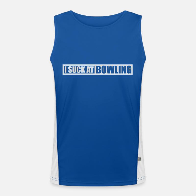 Je suis nul au bowling Débardeur respirant contrasté Homme 