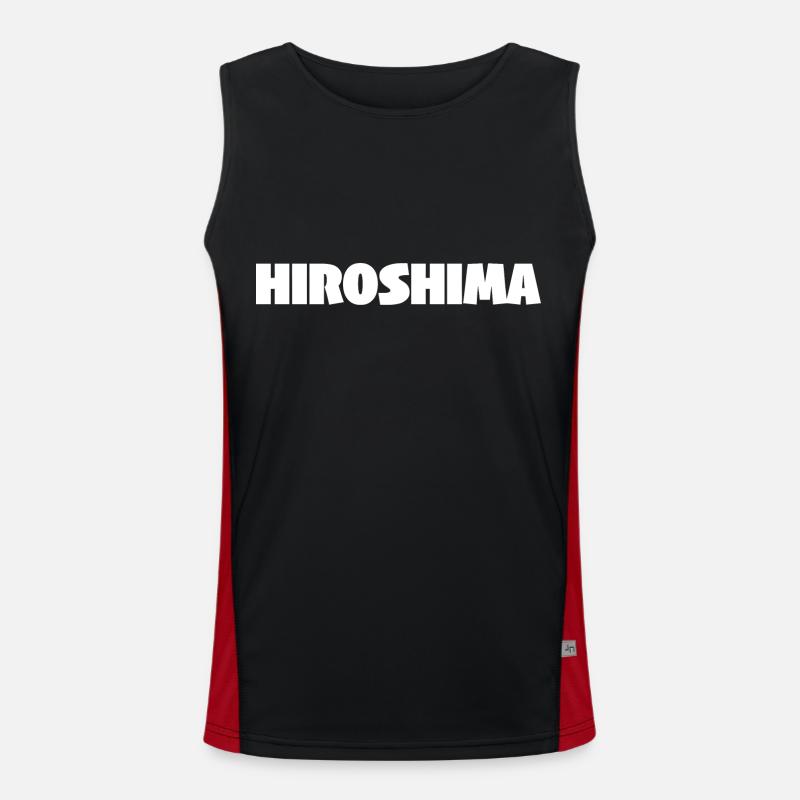 HIROSHIMA WHITE Men's Functional Contrast Tank Top 