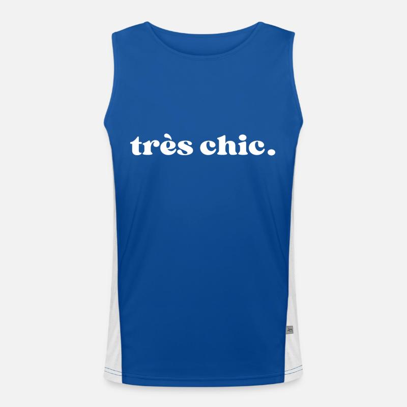 Très chic Débardeur respirant contrasté Homme 