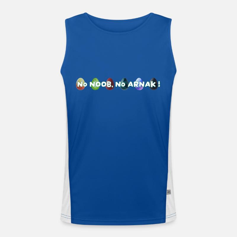 No Noob no arnak! Funktionelles Kontrast-Tank Top für Männer 