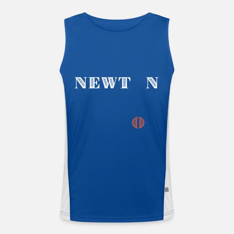 Isaac Newton Funktionelles Kontrast-Tank Top für Männer 