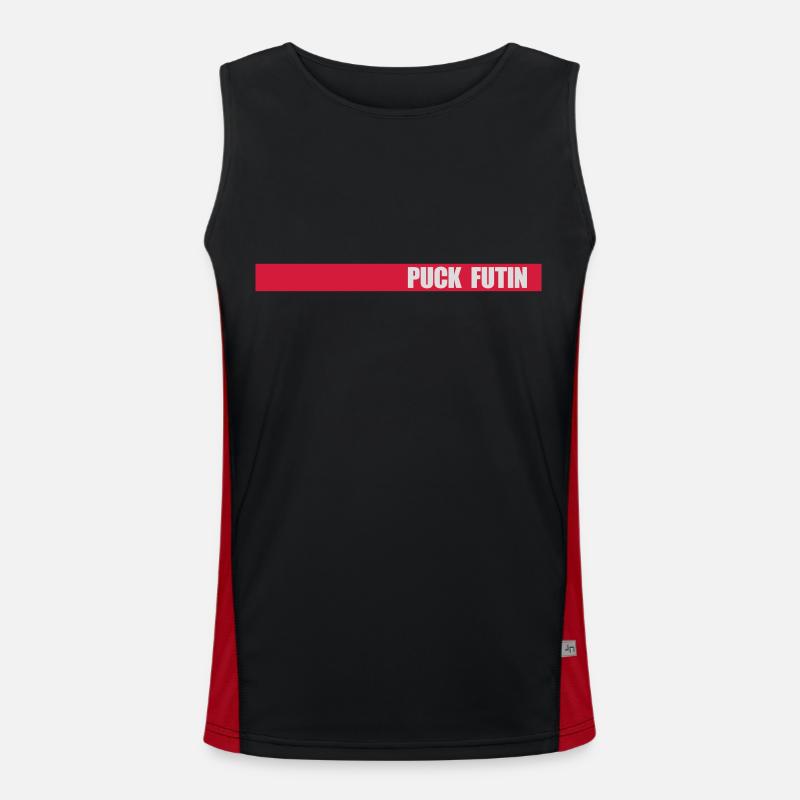 Conception du logo Puck Futin Débardeur respirant contrasté Homme 