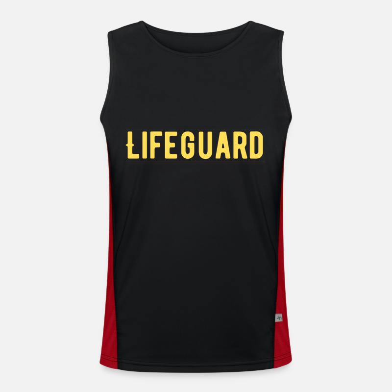 Rettungsbrigade Hemd Funktionelles Kontrast-Tank Top für Männer 
