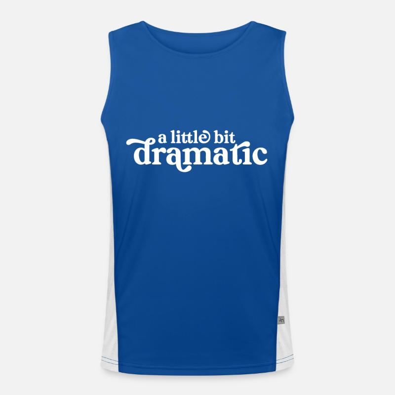 Ein bisschen dramatisch Funktionelles Kontrast-Tank Top für Männer 