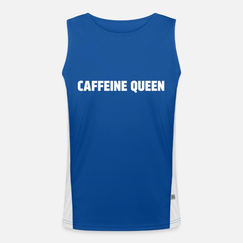 Caffeine Queen Men's Functional Contrast Tank Top 