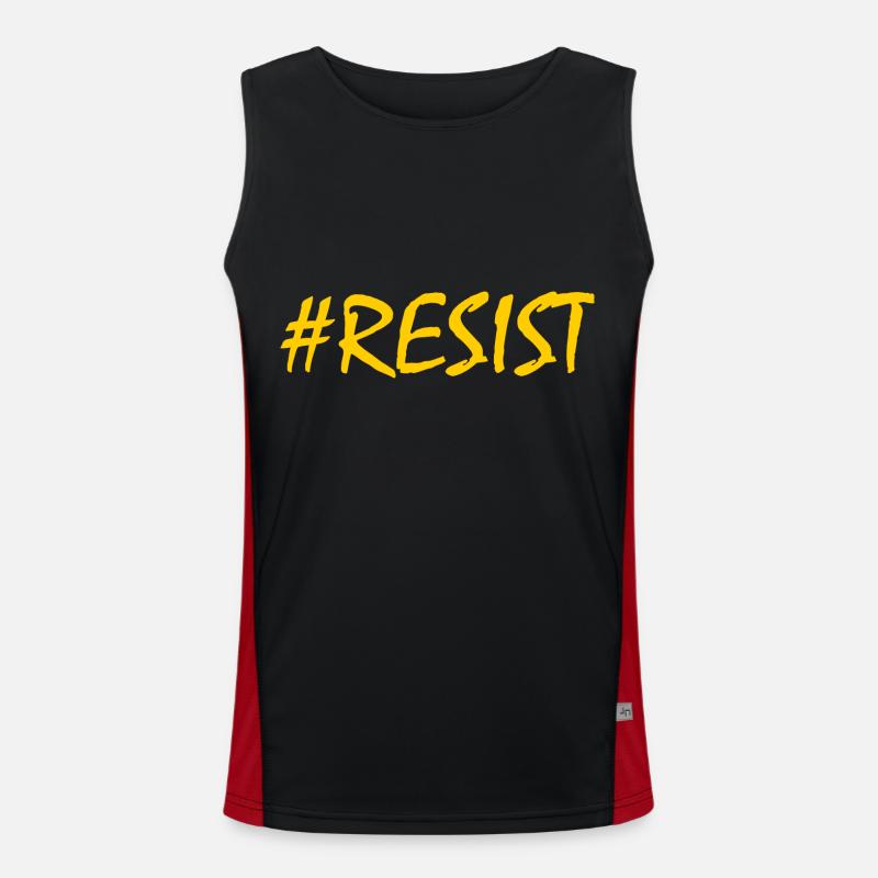Resist Men's Functional Contrast Tank Top 