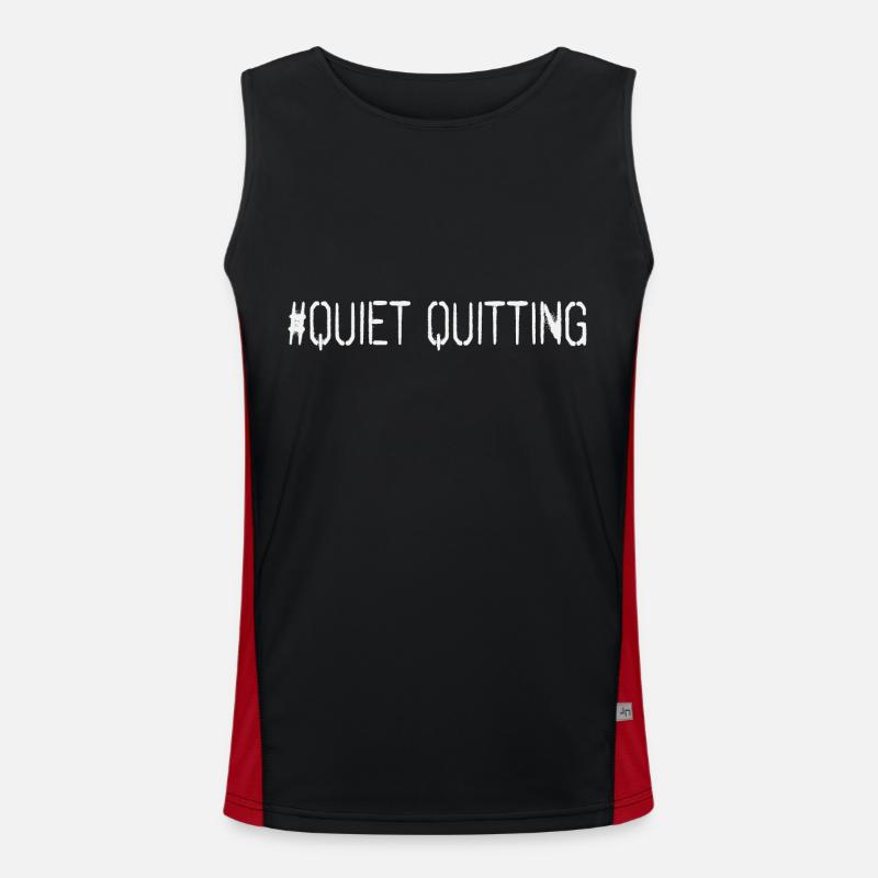 Quiet Funktionelles Kontrast-Tank Top für Männer 