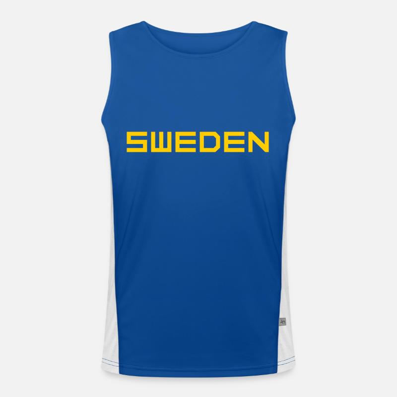 Schweden Funktionelles Kontrast-Tank Top für Männer 