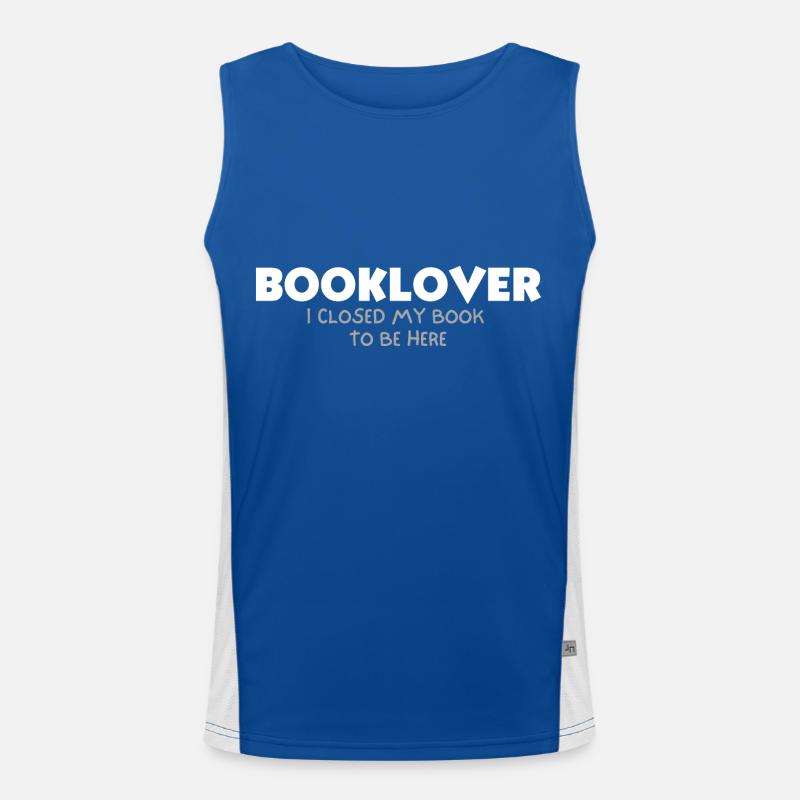 Booklover Funktionelles Kontrast-Tank Top für Männer 