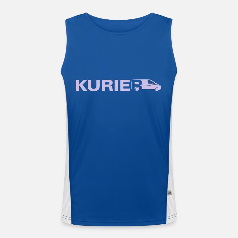 Kurier Funktionelles Kontrast-Tank Top für Männer 