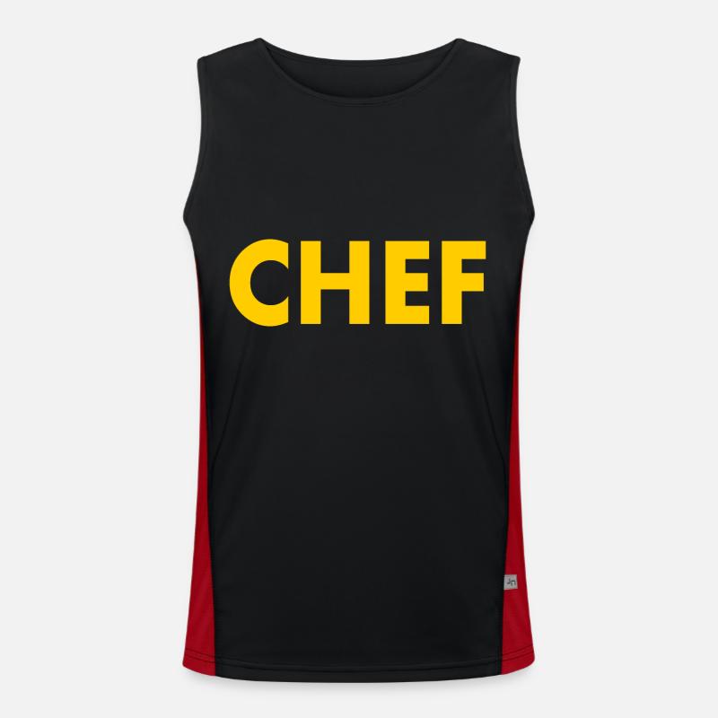 Chef Débardeur respirant contrasté Homme 